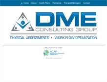 Tablet Screenshot of dme-cg.com